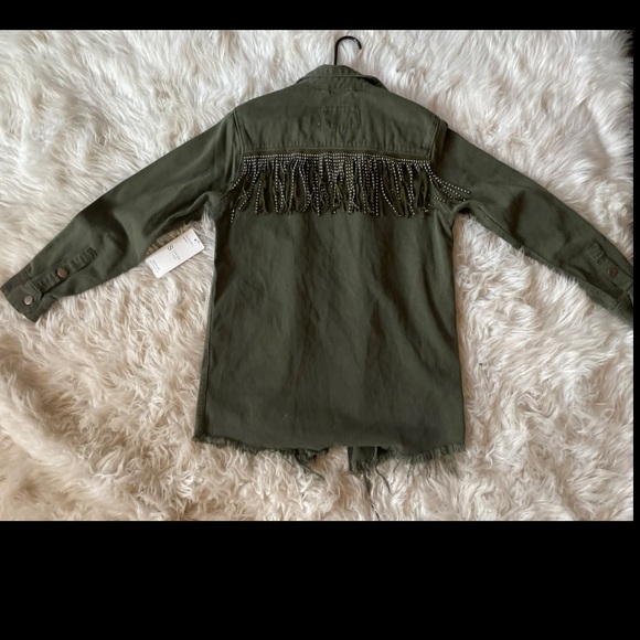 OLIVE GREEN JACKET - Picture 2 of 2
